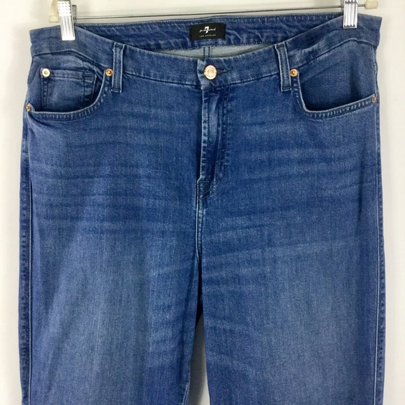 7 For All Mankind Kimmie Bootcut Jeans Size 34 - Picture 3 of 15